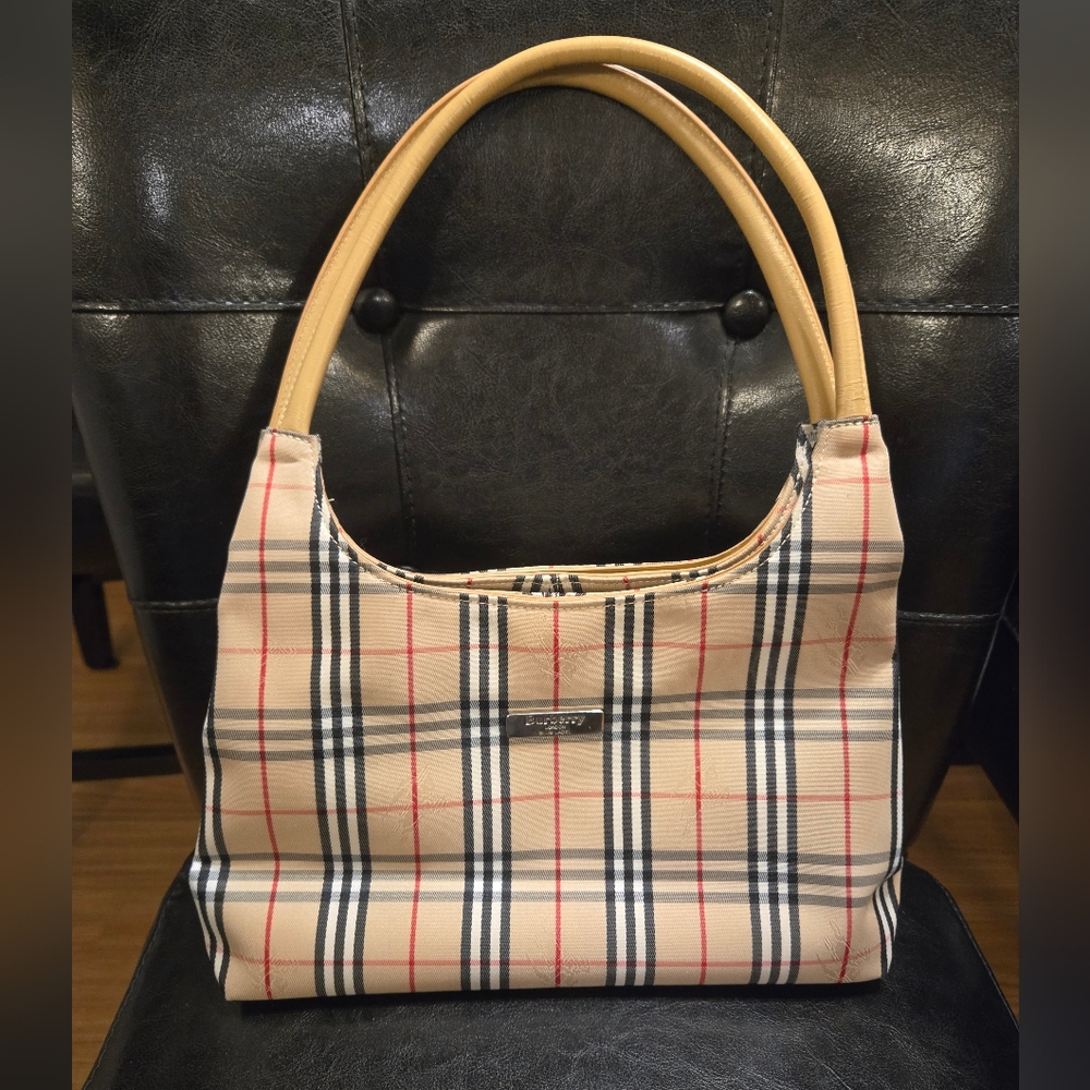 Vintage Burberry Blue Label Plaid Bag